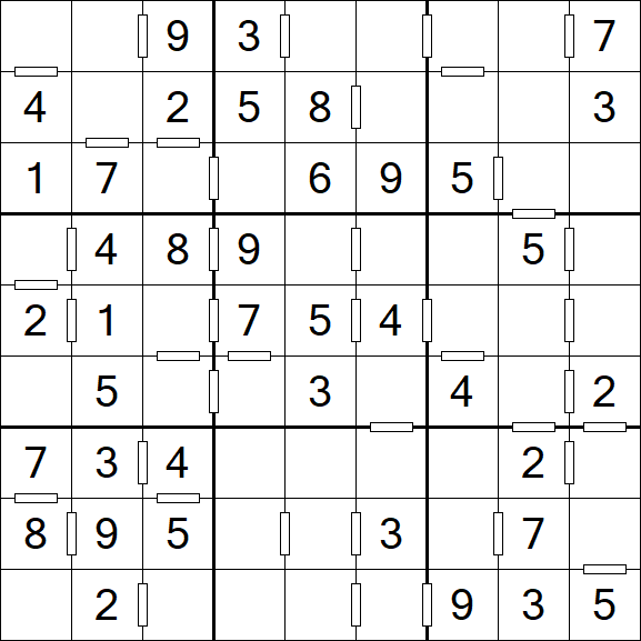 Consecutive Sudoku - Easy