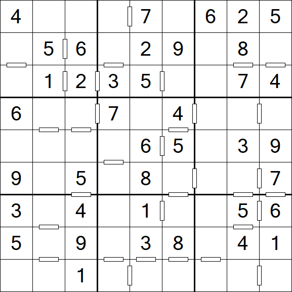 Consecutive Sudoku - Easy