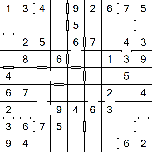 Consecutive Sudoku - Easy