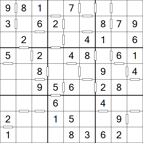 Consecutive Sudoku - Einfach