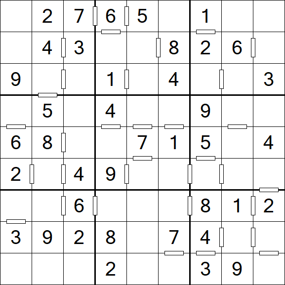 Consecutive Sudoku - Einfach