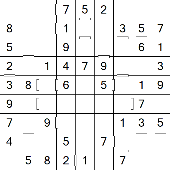 Consecutive Sudoku - Simple