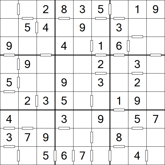 Consecutive Sudoku - Fácil