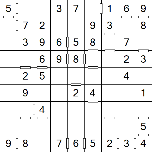 Consecutive Sudoku - Fácil