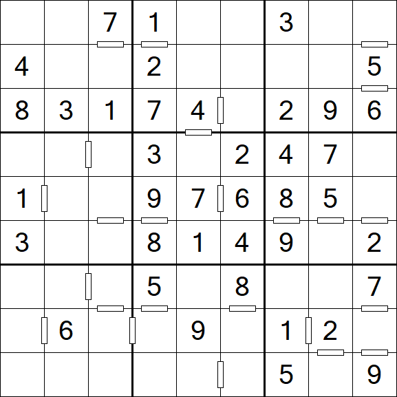 Consecutive Sudoku - Fácil