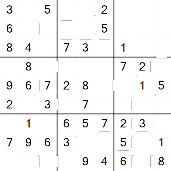 Consecutive Sudoku - Einfach