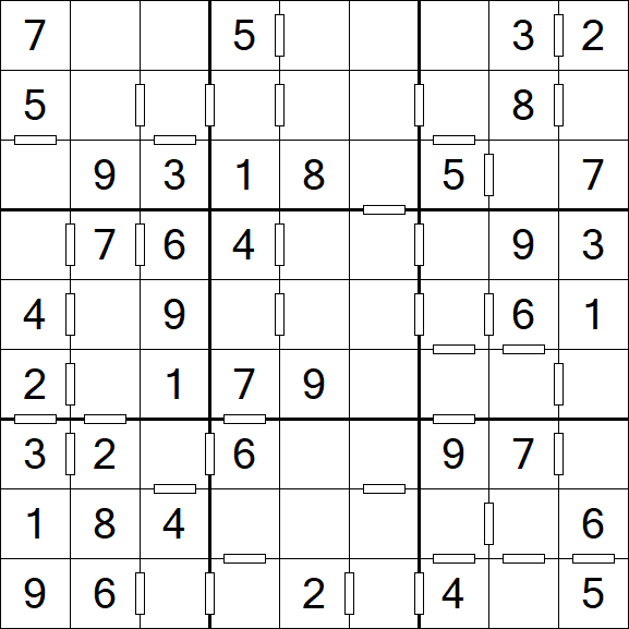 Consecutive Sudoku - Einfach