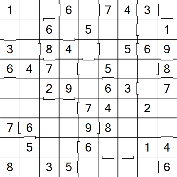 Consecutive Sudoku - Einfach