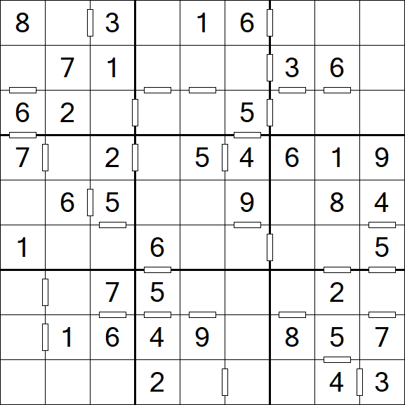 Consecutive Sudoku - Einfach