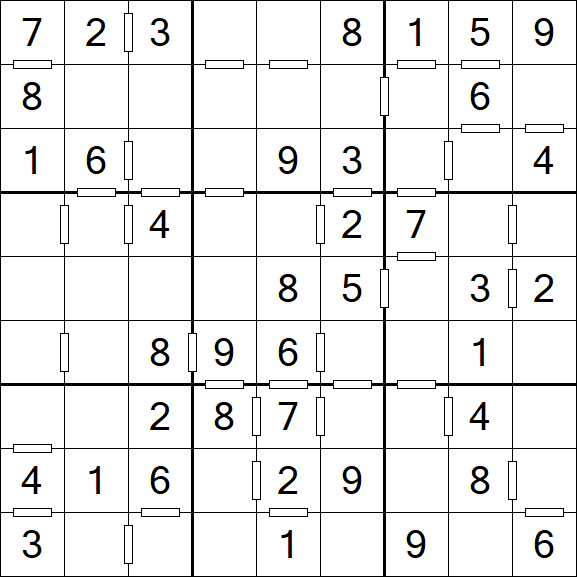 Consecutive Sudoku - Einfach