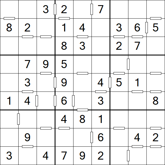 Consecutive Sudoku - Einfach
