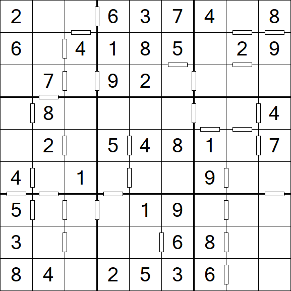 Consecutive Sudoku - Einfach