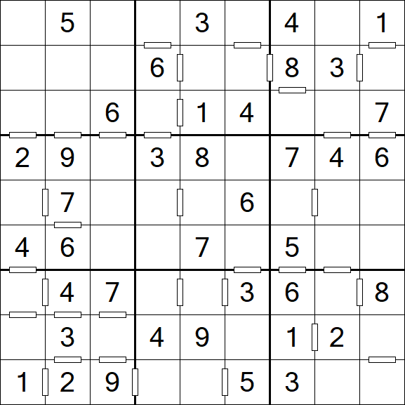 Consecutive Sudoku - Einfach