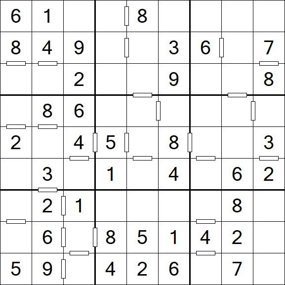 Consecutive Sudoku - Einfach