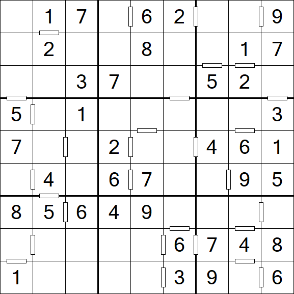 Consecutive Sudoku - Einfach