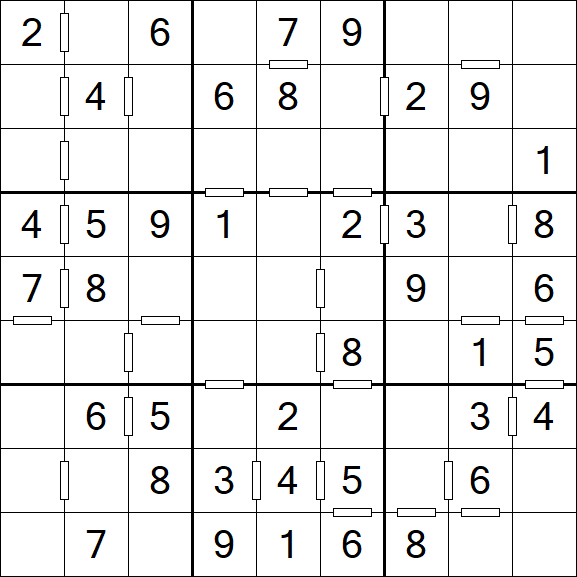 Consecutive Sudoku - Einfach
