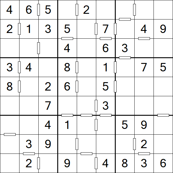 Consecutive Sudoku - Einfach