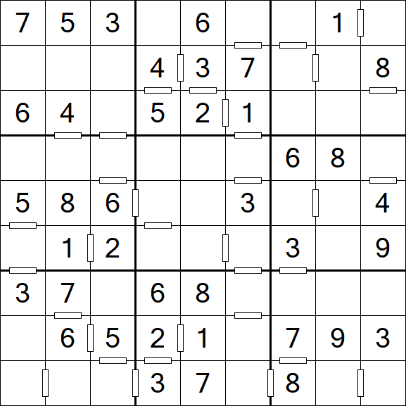 Consecutive Sudoku - Einfach