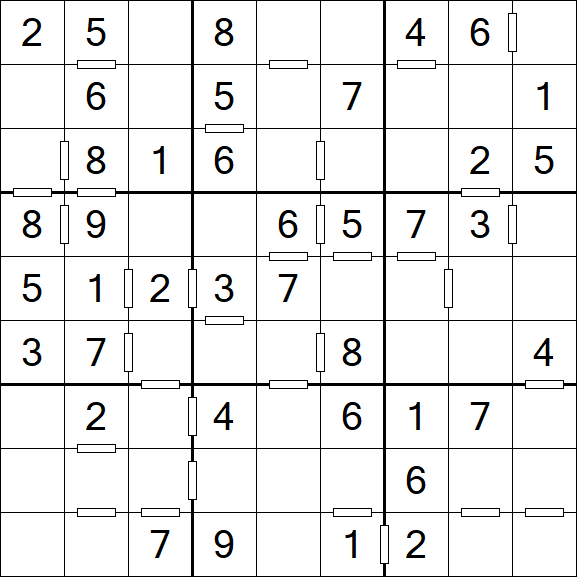 Consecutive Sudoku - Einfach