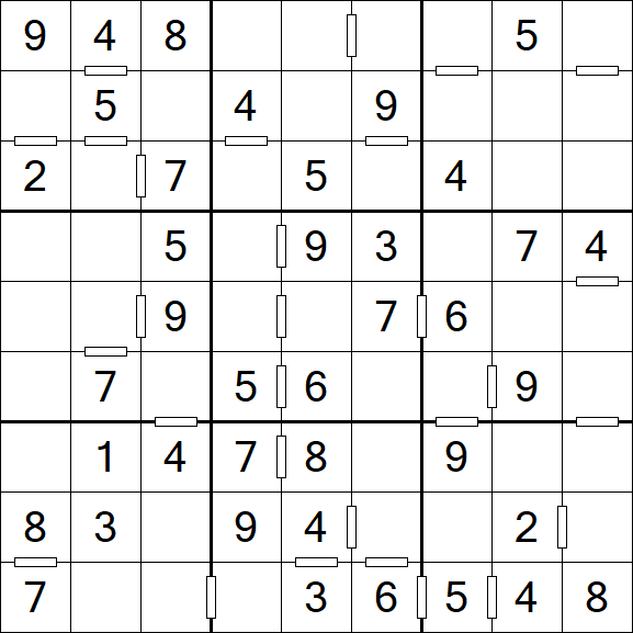 Consecutive Sudoku - Einfach