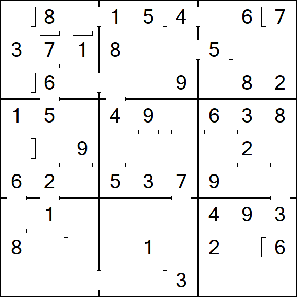 Consecutive Sudoku - Einfach