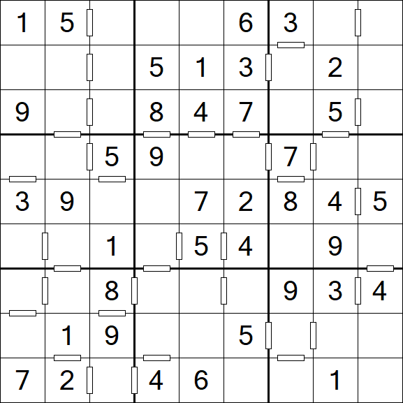 Consecutive Sudoku - Einfach