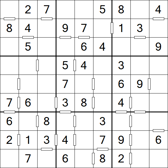 Consecutive Sudoku - Einfach