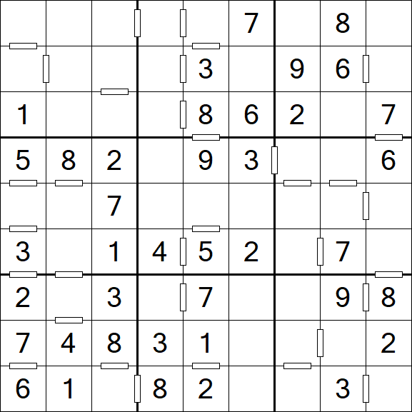 Consecutive Sudoku - Einfach