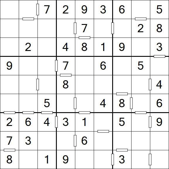 Consecutive Sudoku - Einfach