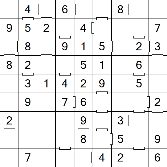 Consecutive Sudoku - Einfach
