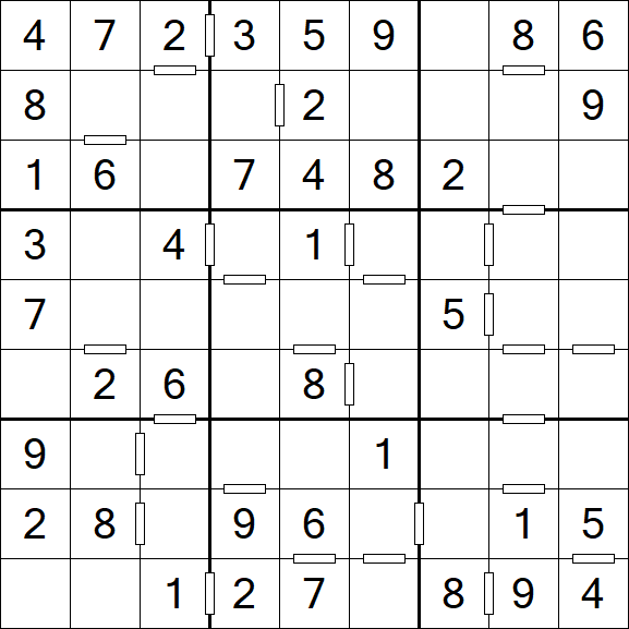 Consecutive Sudoku - Fácil