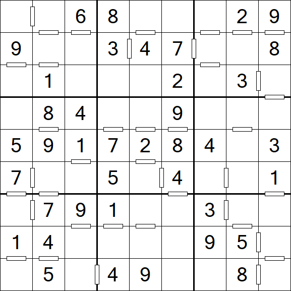 Consecutive Sudoku - Einfach