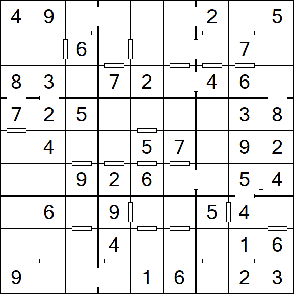 Consecutive Sudoku - Einfach