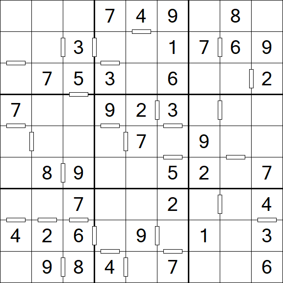 Consecutive Sudoku - Fácil