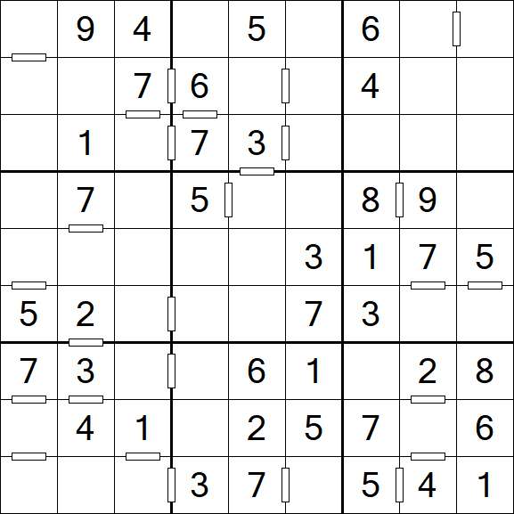 Consecutive Sudoku - Fácil