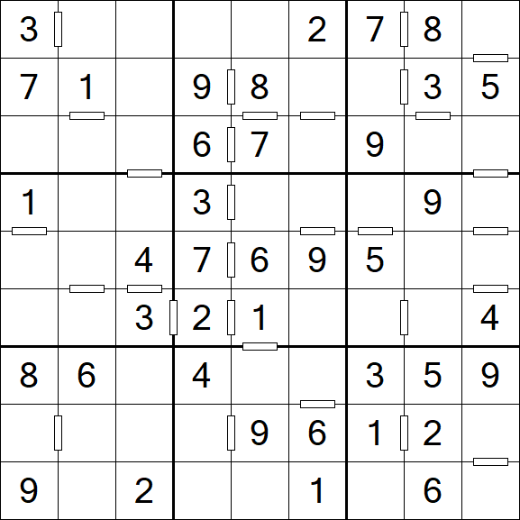 Consecutive Sudoku - Einfach