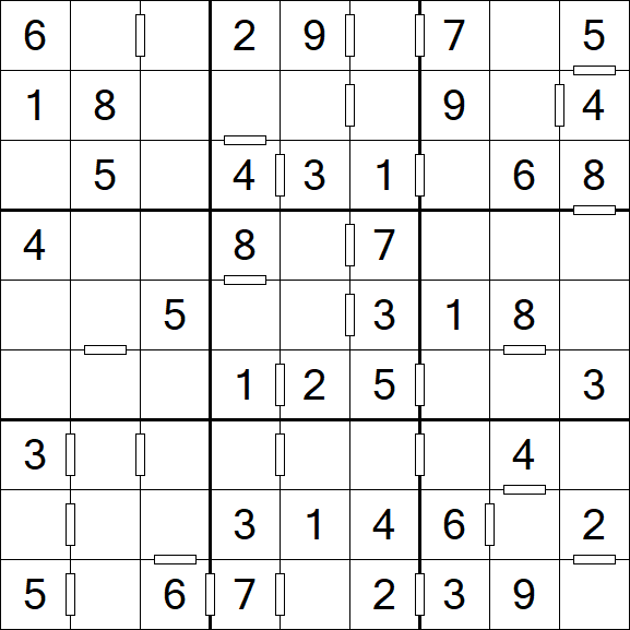 Consecutive Sudoku - Einfach