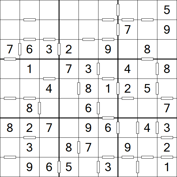 Consecutive Sudoku - Einfach