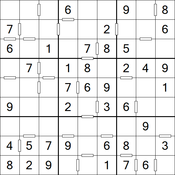 Consecutive Sudoku - Einfach