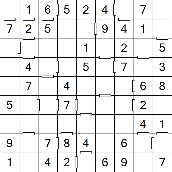 Consecutive Sudoku - Einfach