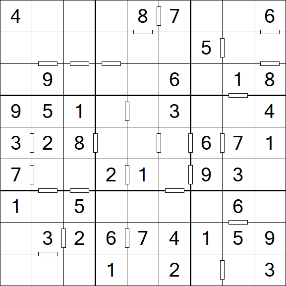 Consecutive Sudoku - Einfach