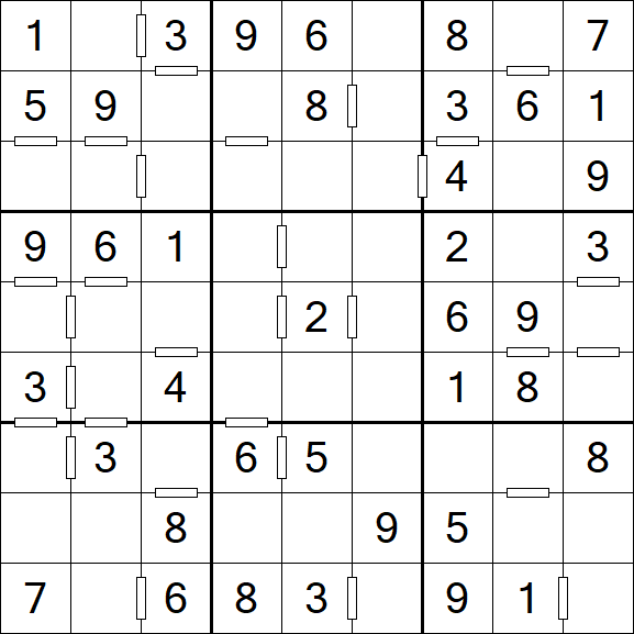Consecutive Sudoku - Einfach