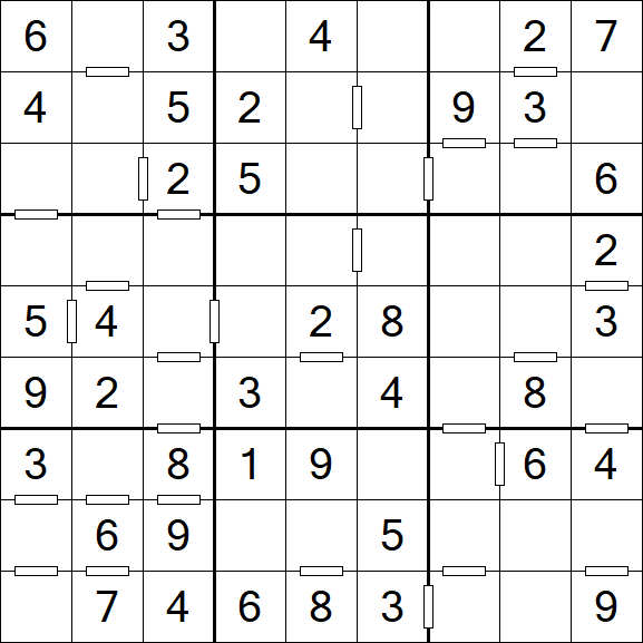 Consecutive Sudoku - Einfach