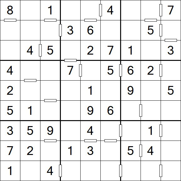 Consecutive Sudoku - Einfach
