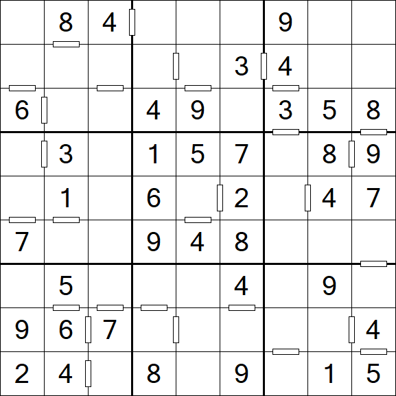 Consecutive Sudoku - Einfach