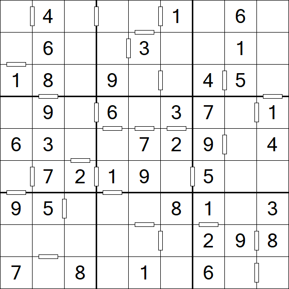 Consecutive Sudoku - Einfach