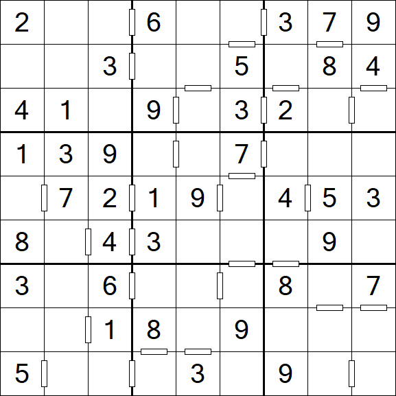 Consecutive Sudoku - Einfach