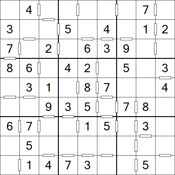 Consecutive Sudoku - Einfach