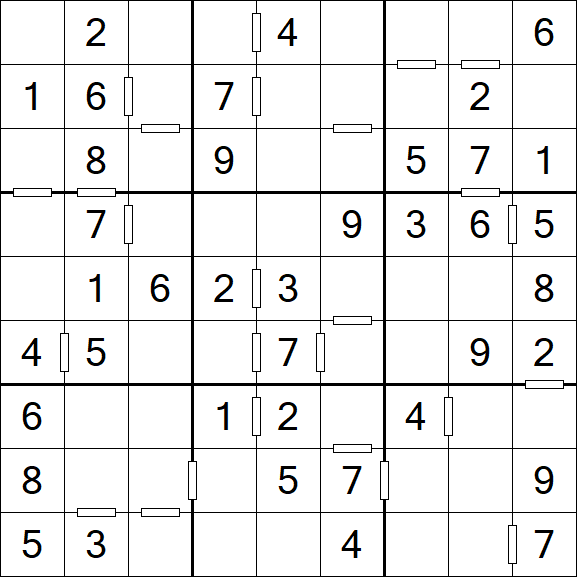Consecutive Sudoku - Einfach