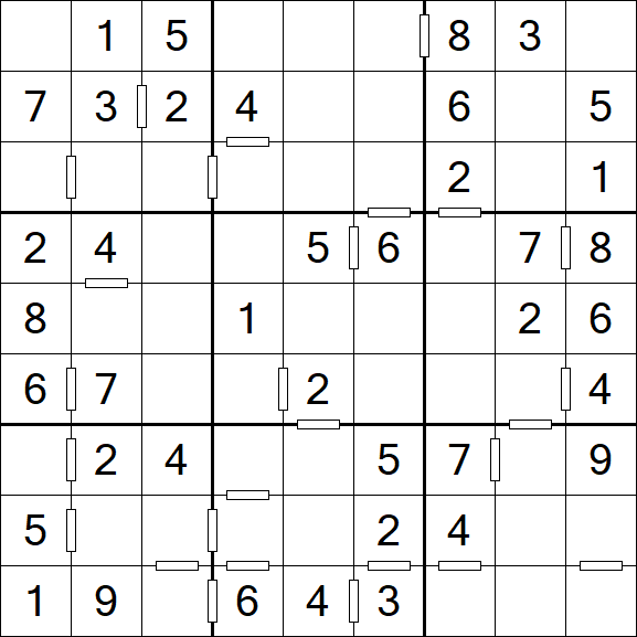 Consecutive Sudoku - Einfach